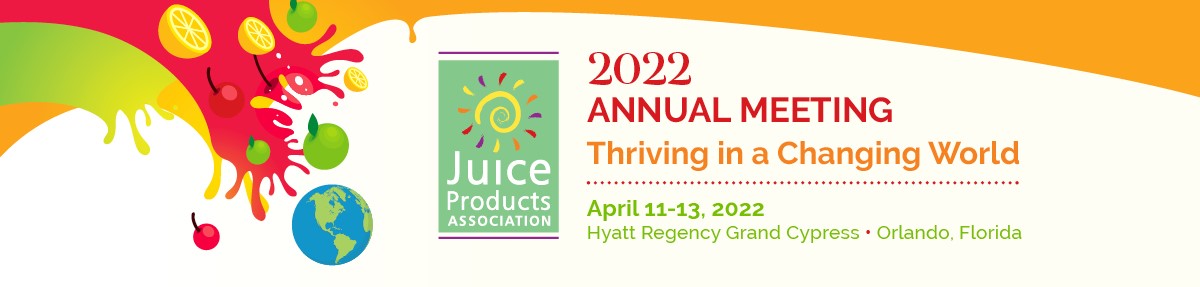 Juice Products Association 2022 Annual Meeting Banner